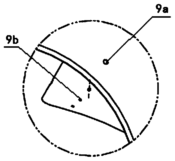 Impeller for restraining cavitation of back surface of pump impeller blades and design method thereof