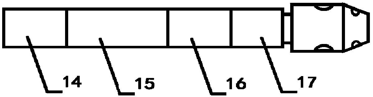 Combined unclogging method for coiled tubes of horizontal well