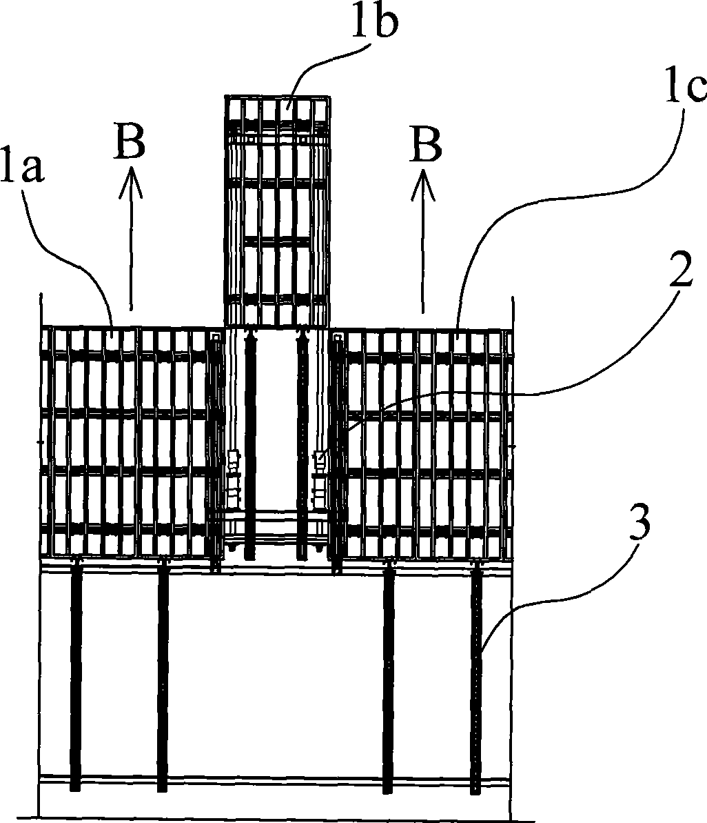 Template mutually lifting climbing apparatus and method