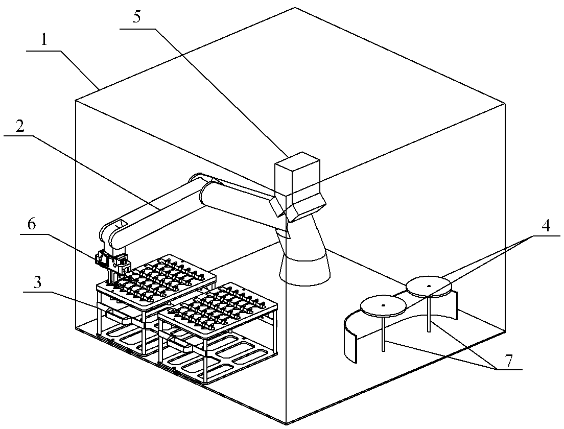 Apparatus for polishing aviation precision forging blade front trailing edge contour