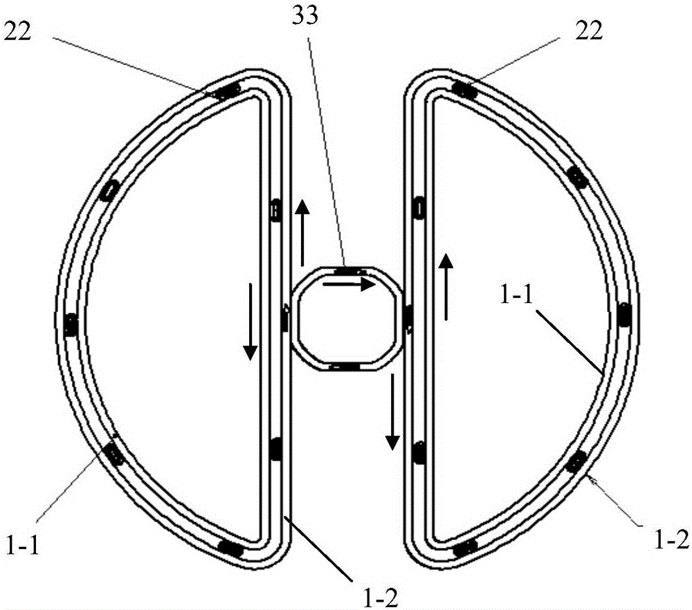 Closed traffic system