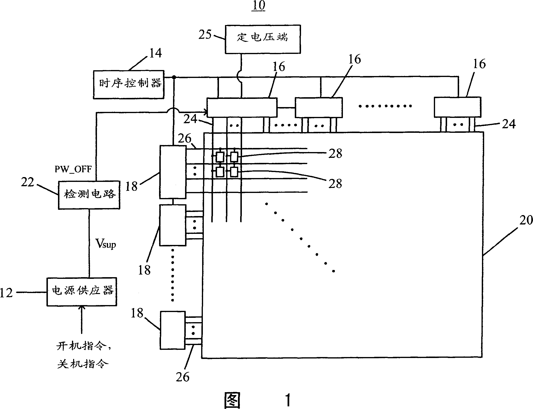 Liquid crystal display capable of eliminating ghost, and method