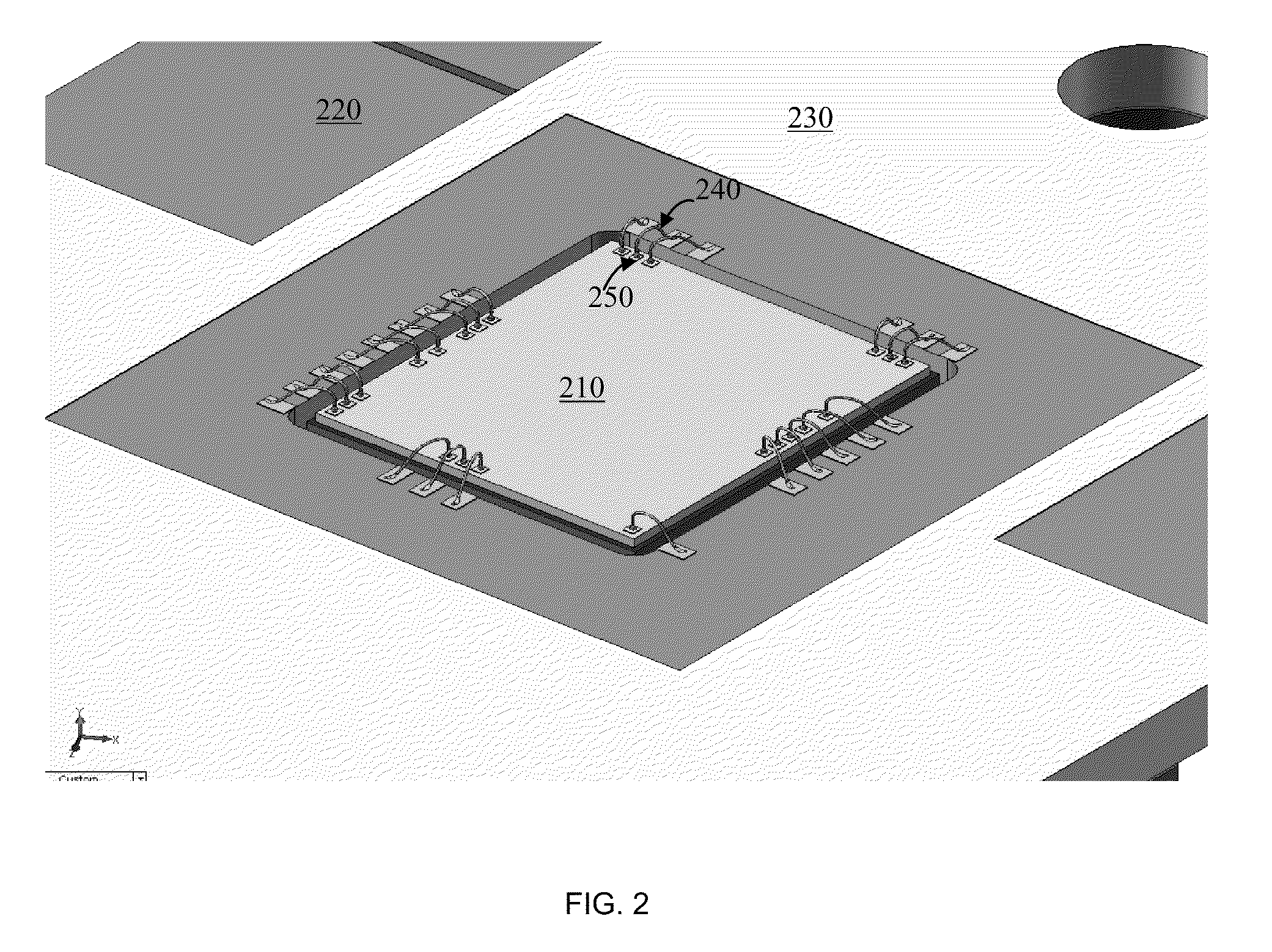 Techniques for Mounting a Millimeter Wave Antenna and a Radio Frequency Integrated Circuit Onto a PCB