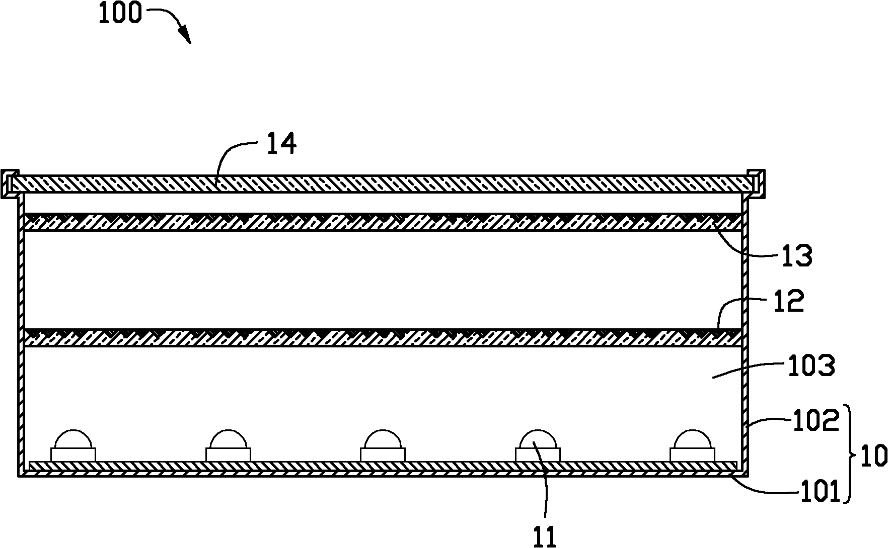 LED area light source device