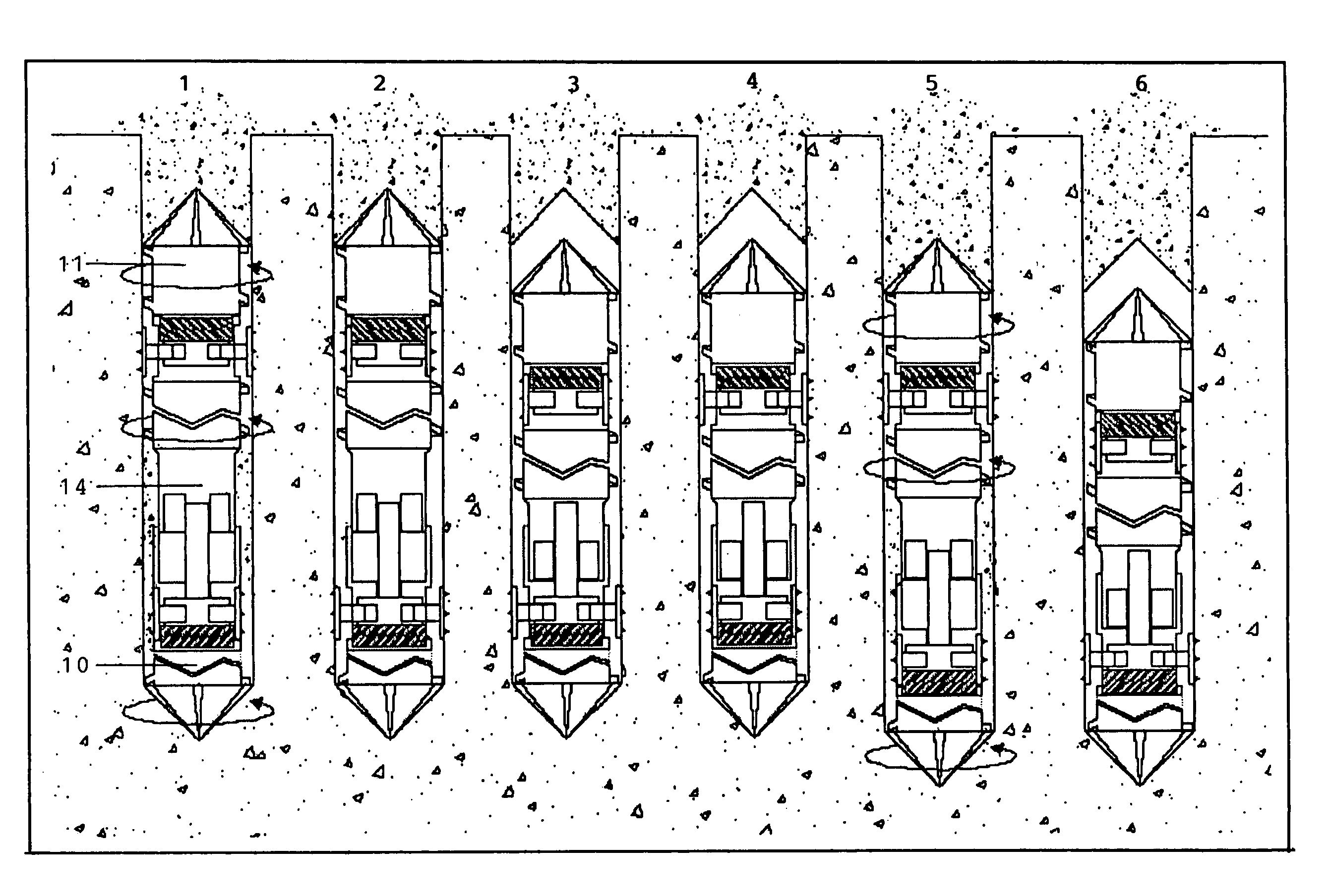 Self-propelled instrumented deep drilling system