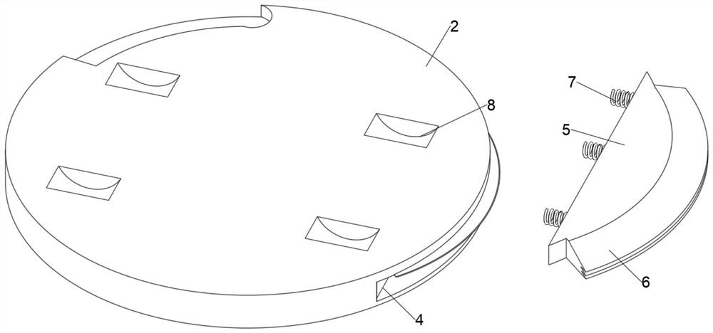 Road rescue in-situ turning device for improving road network toughness