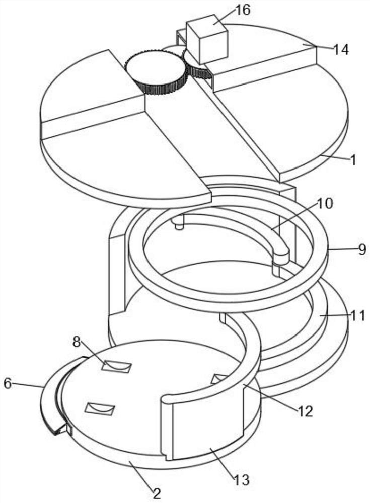 Road rescue in-situ turning device for improving road network toughness