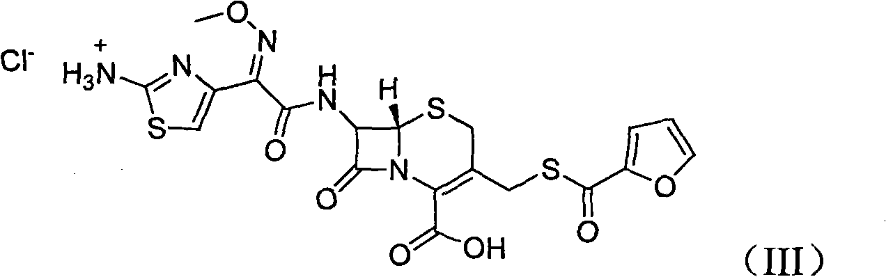 New preparation method of ceftiofur sodium