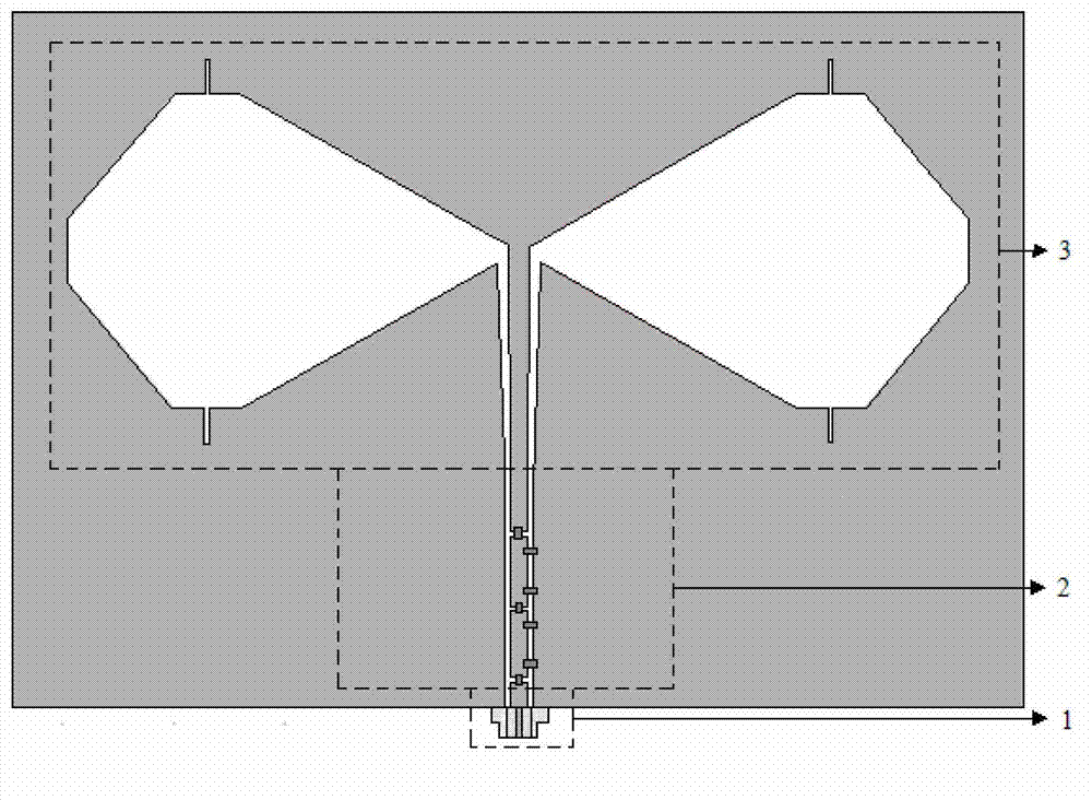 Digital-feed ultra-wideband antenna