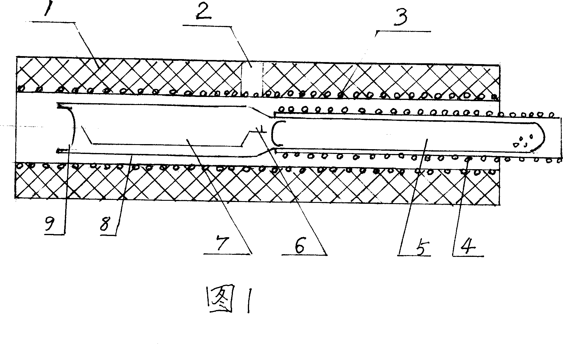 Equipment for growth of horizontal chromium doped semi-insulation gallium arsenide