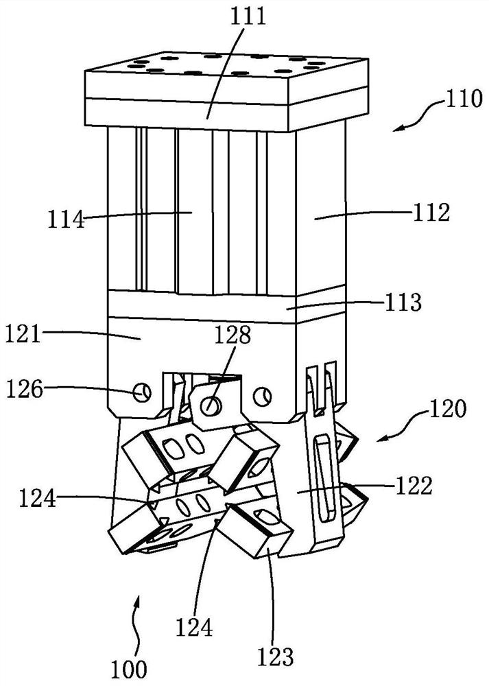 Ejection product taking-out device