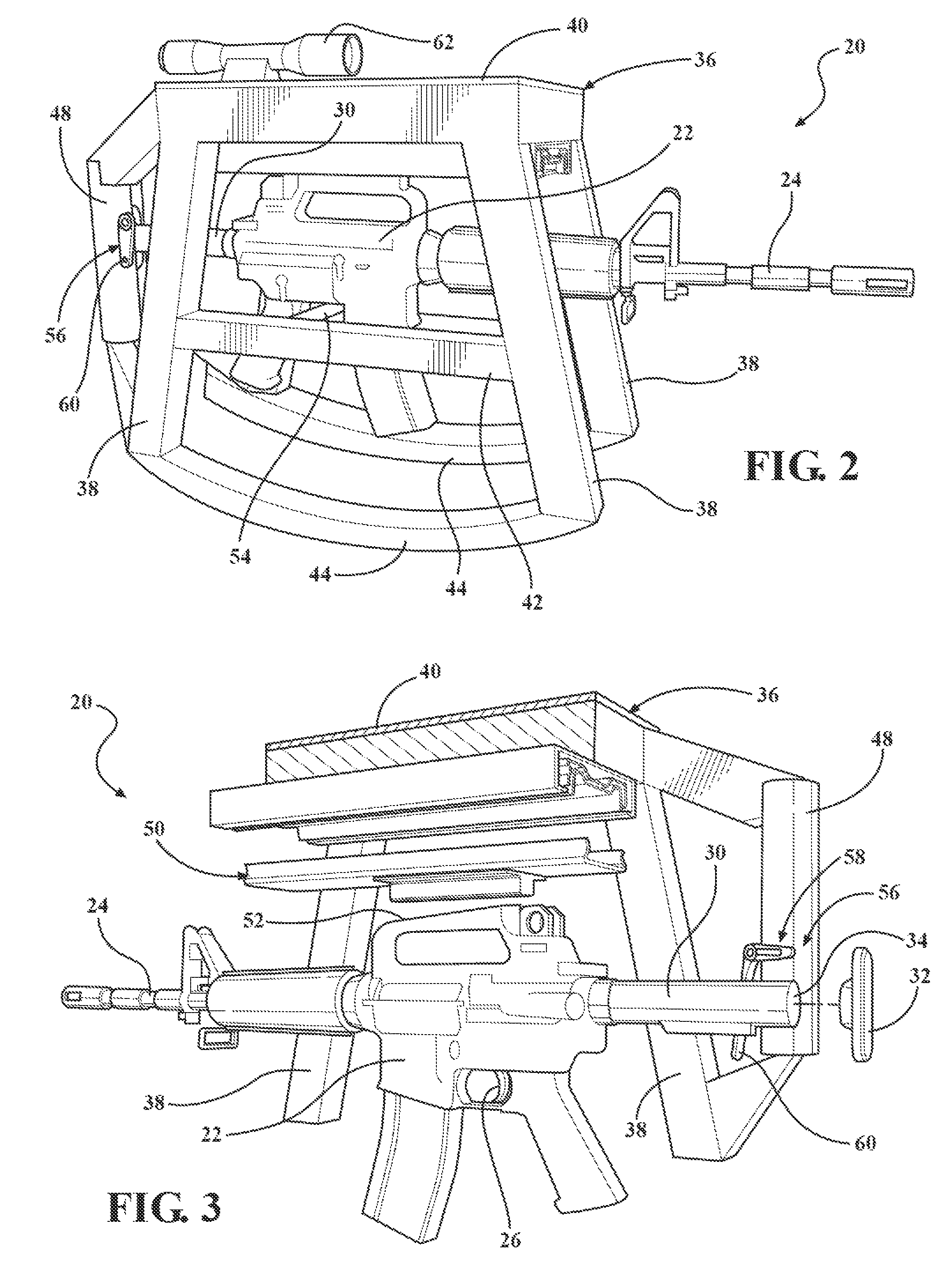 Gun mount for semi-automatic firearm