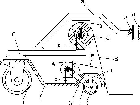 A kind of anti-crack paste tiling equipment for road construction