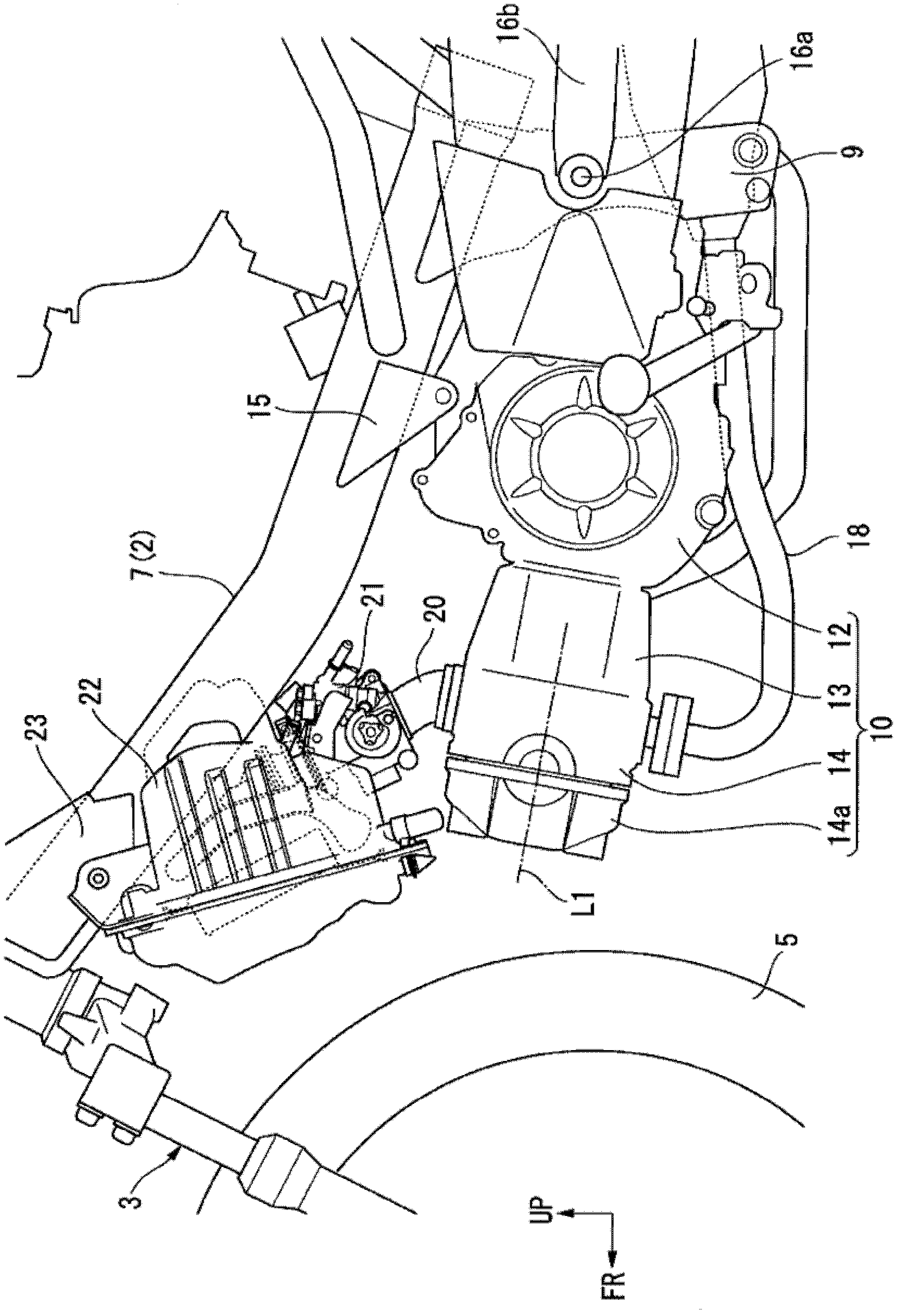 Intake device of internal combustion engine