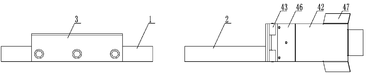 Collecting and discharging device for LED module dispensing machine