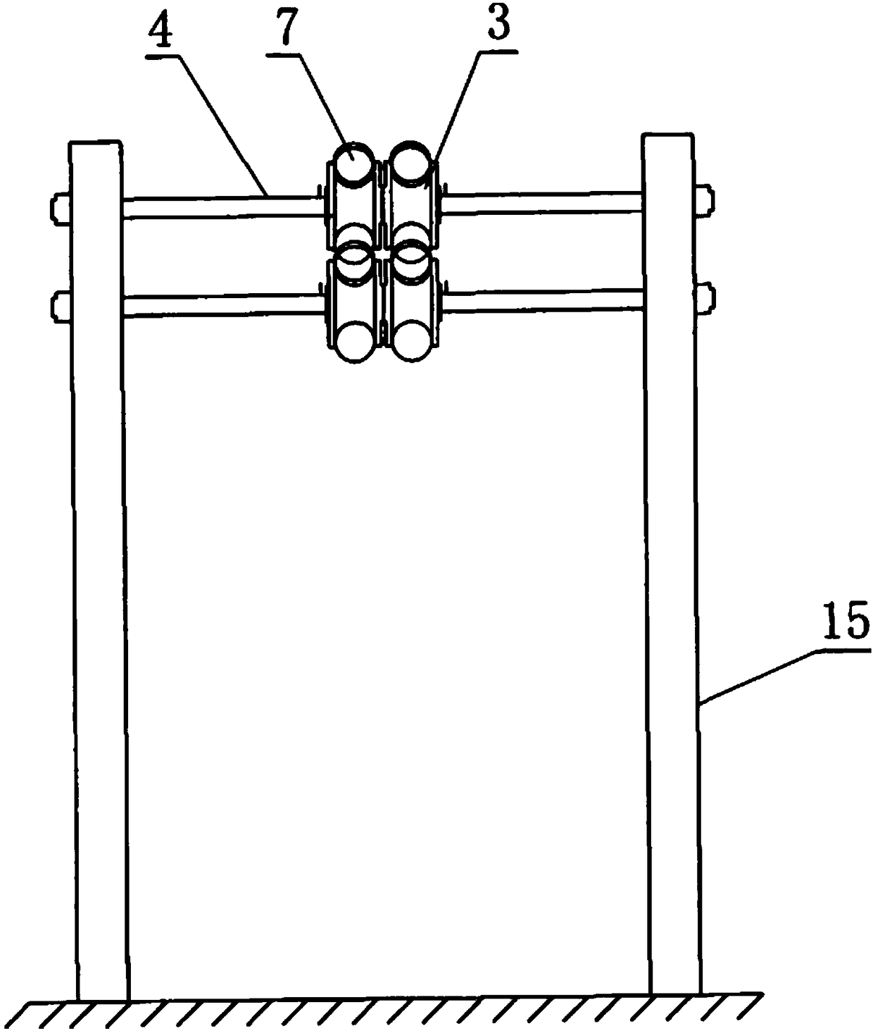 Ground source heat pump mounting auxiliary device