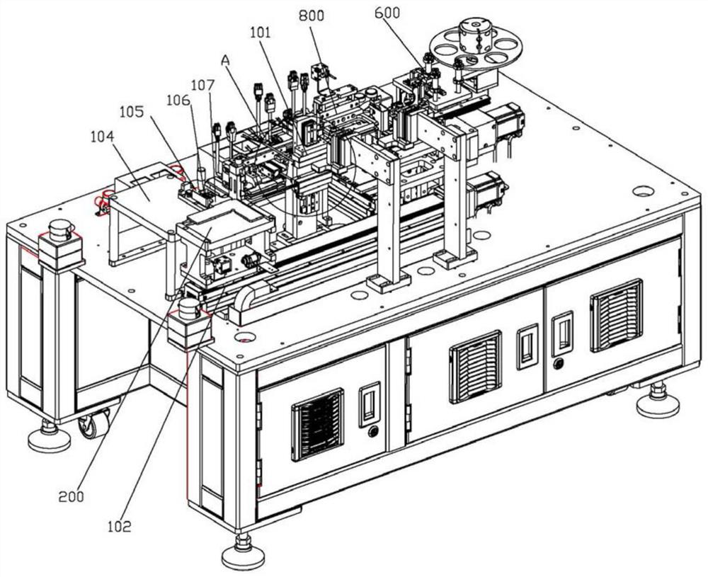 Laminated cell glue winding equipment