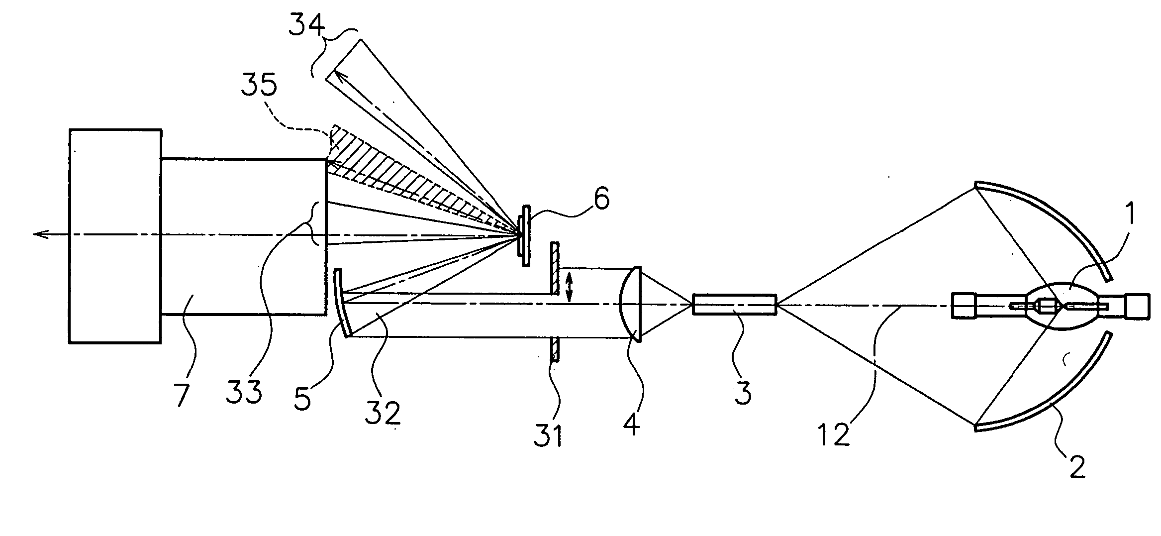 Projection-type display apparatus