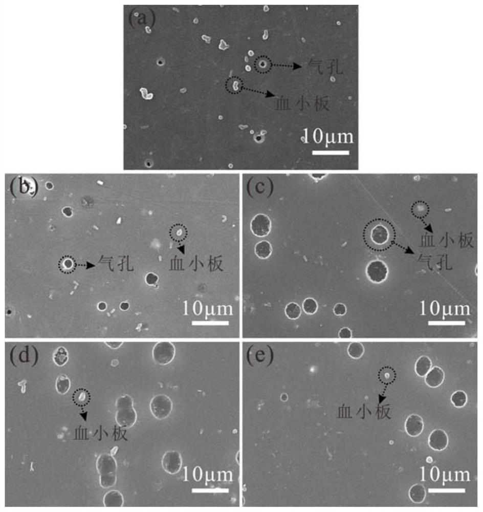 A kind of preparation method and application of hyperbranched polyimide anticoagulant antibacterial material