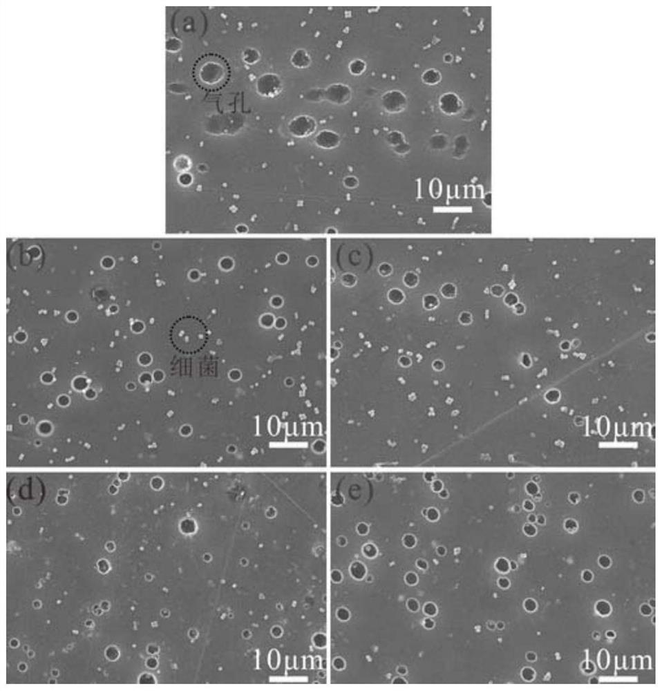 A kind of preparation method and application of hyperbranched polyimide anticoagulant antibacterial material