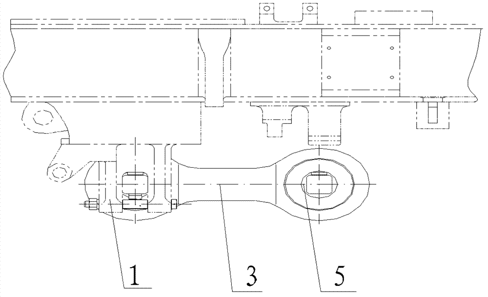 Railway locomotive and railway locomotive traction device