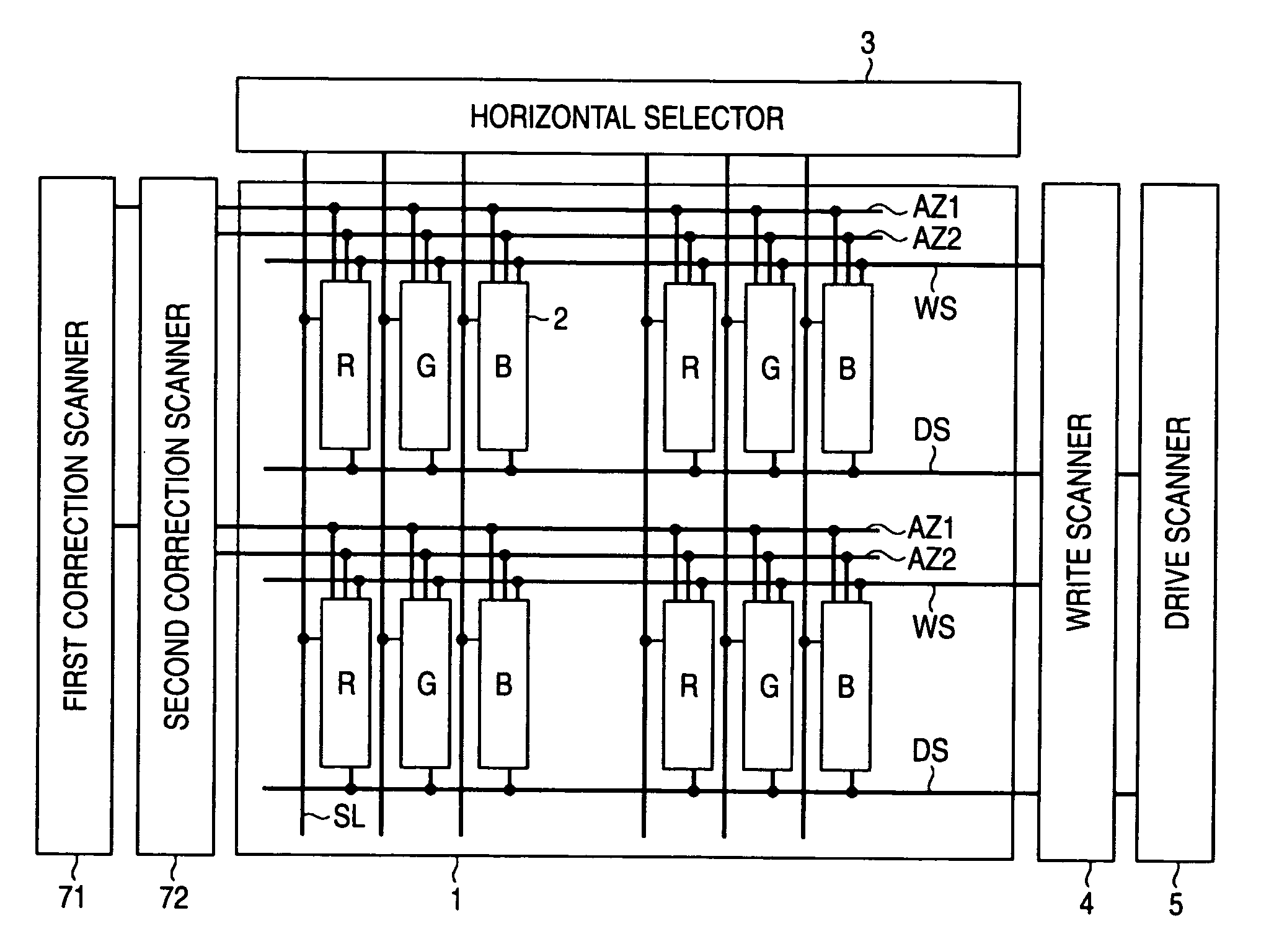 Display device and electronic equipment