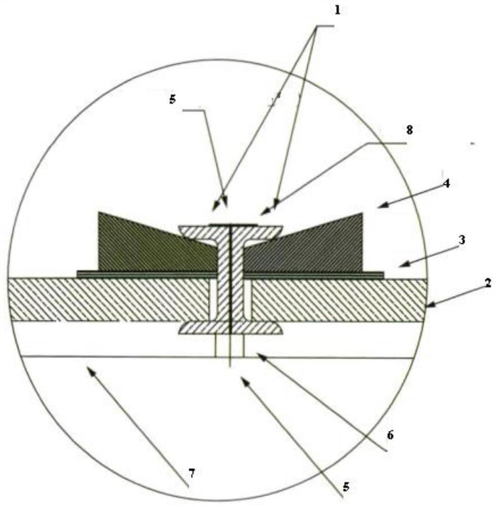 A method for pouring concrete with a pouring device for civil engineering construction