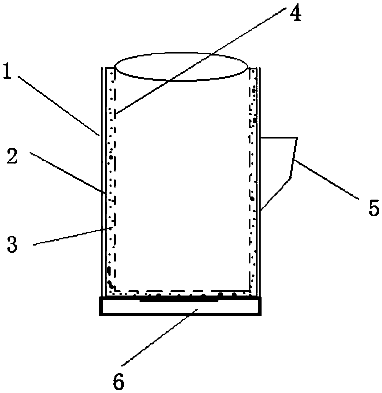 Mineral living water cup and mineral living water producing method