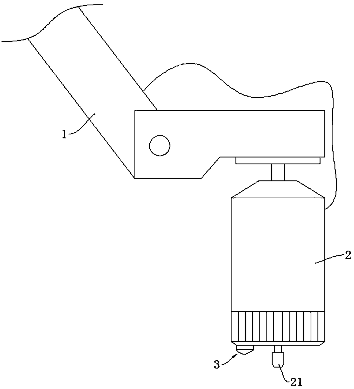 Light positioning device for ultrasonic biological microscope and ultrasonic biological microscope