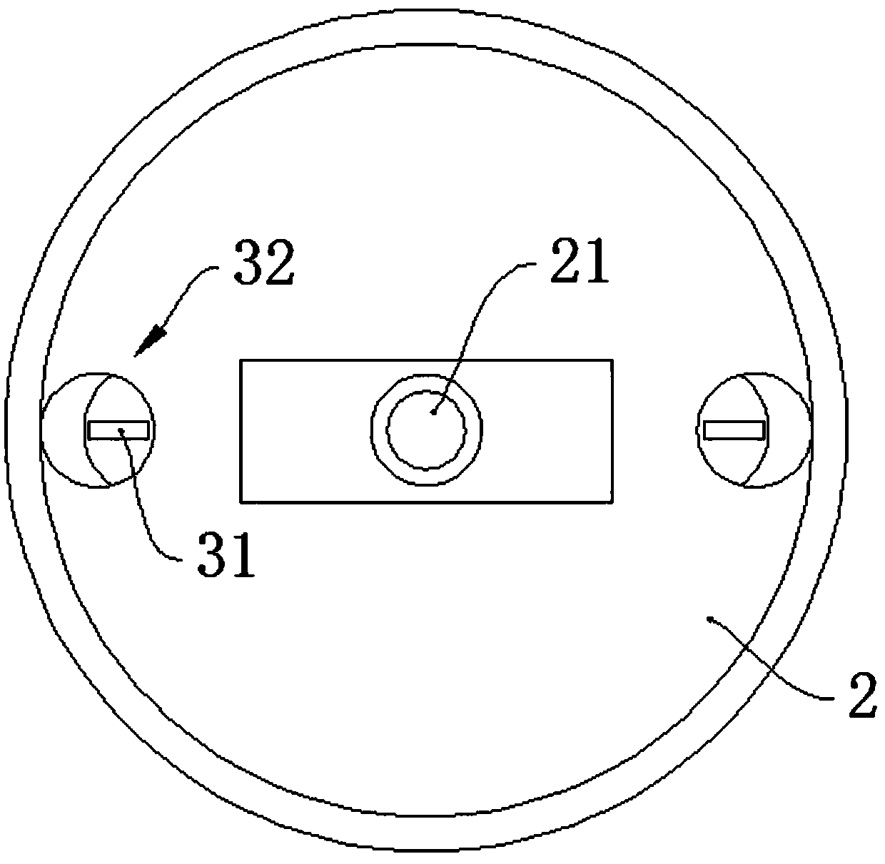 Light positioning device for ultrasonic biological microscope and ultrasonic biological microscope