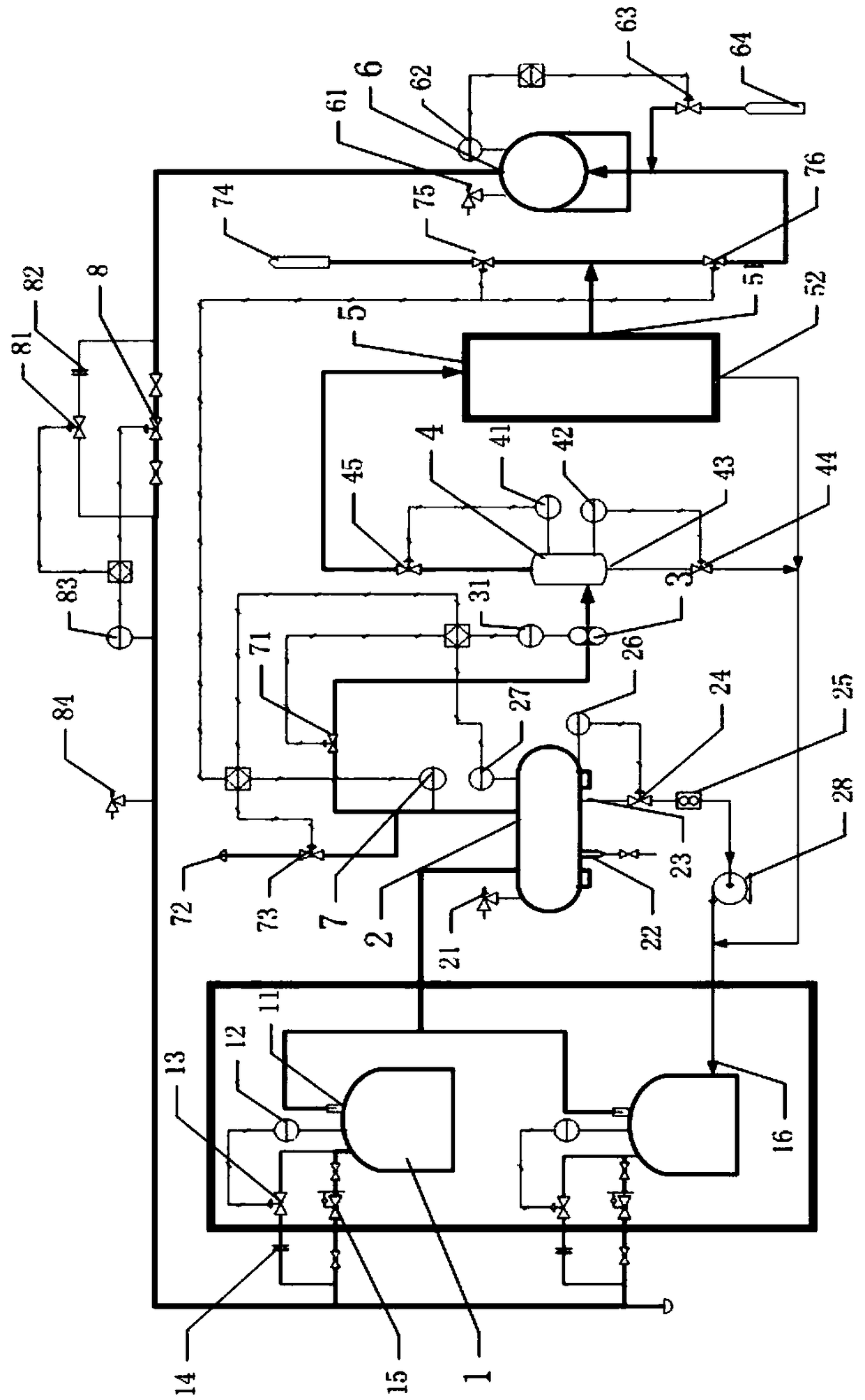 Storage tank oil and gas recovery safety control system and control method