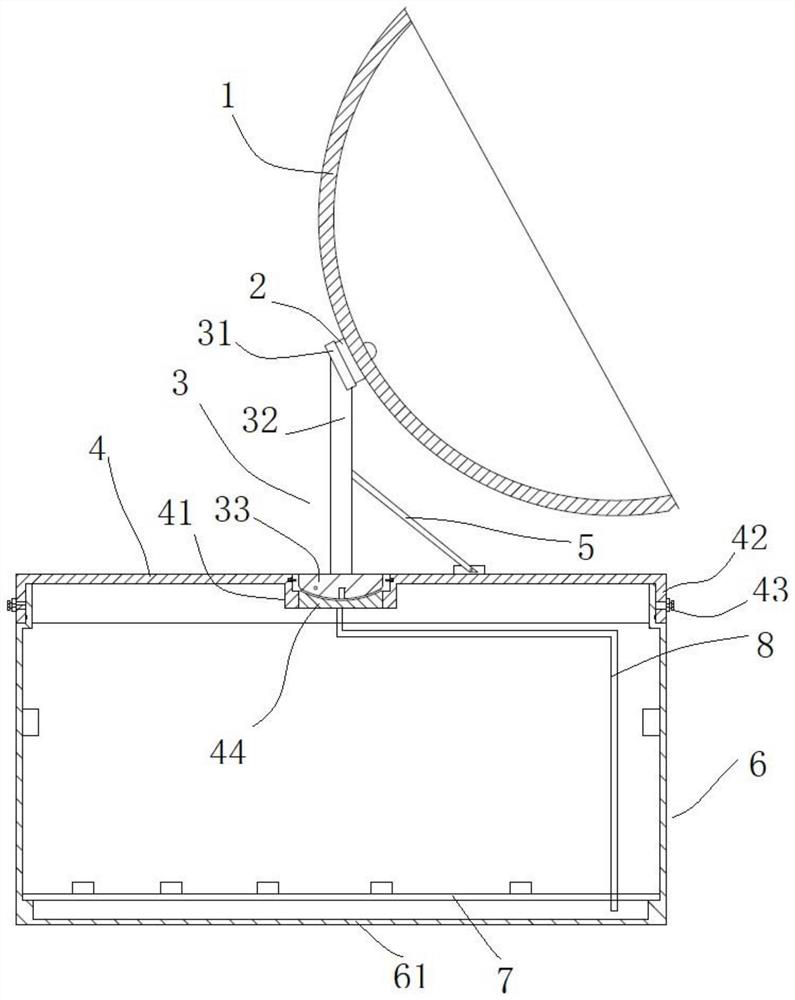 Wireless microwave communication device