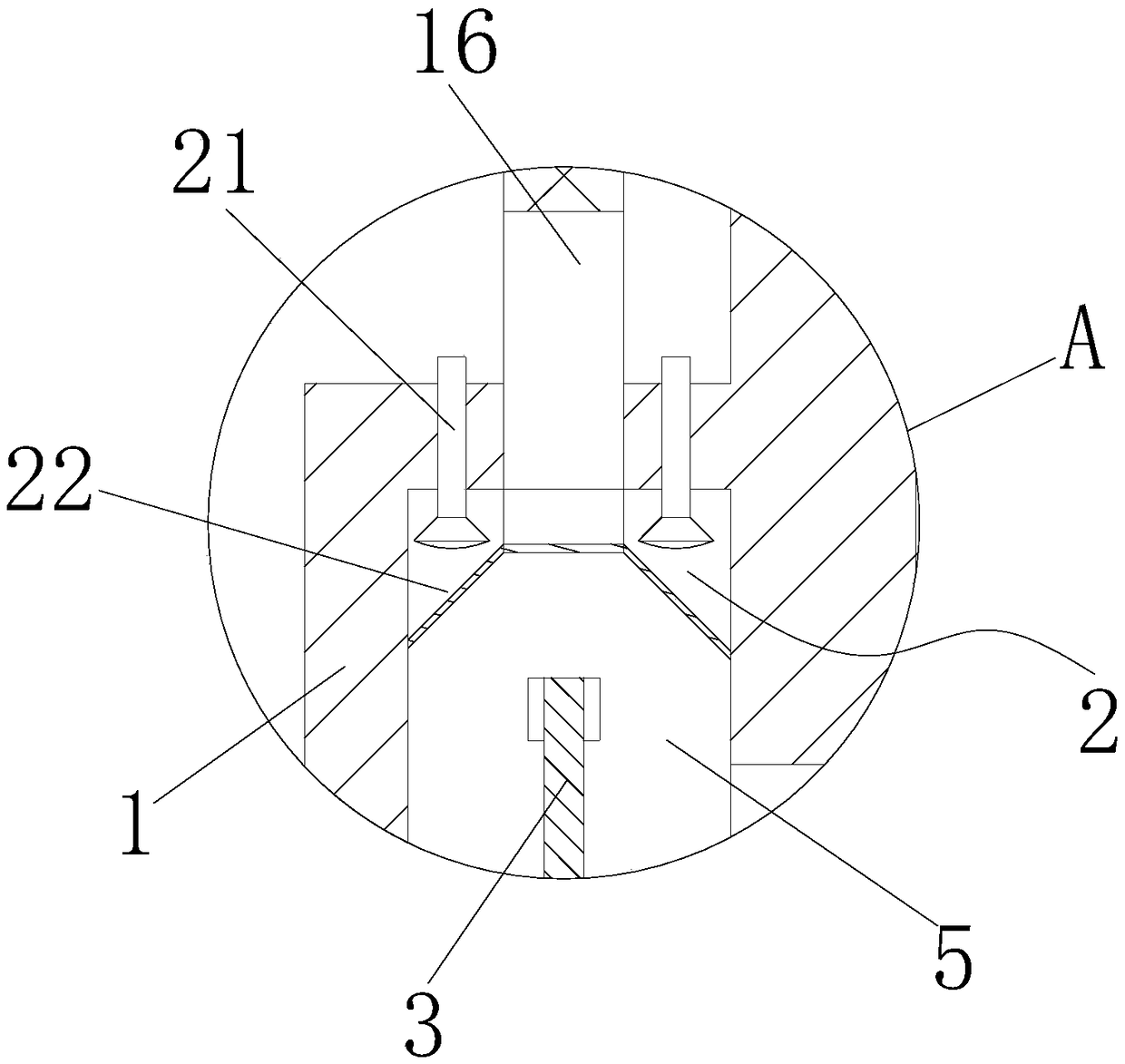 Self-ventilating coal-mine dust removing device