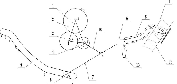 Seedling picking mechanism for plug-seedling transplanter