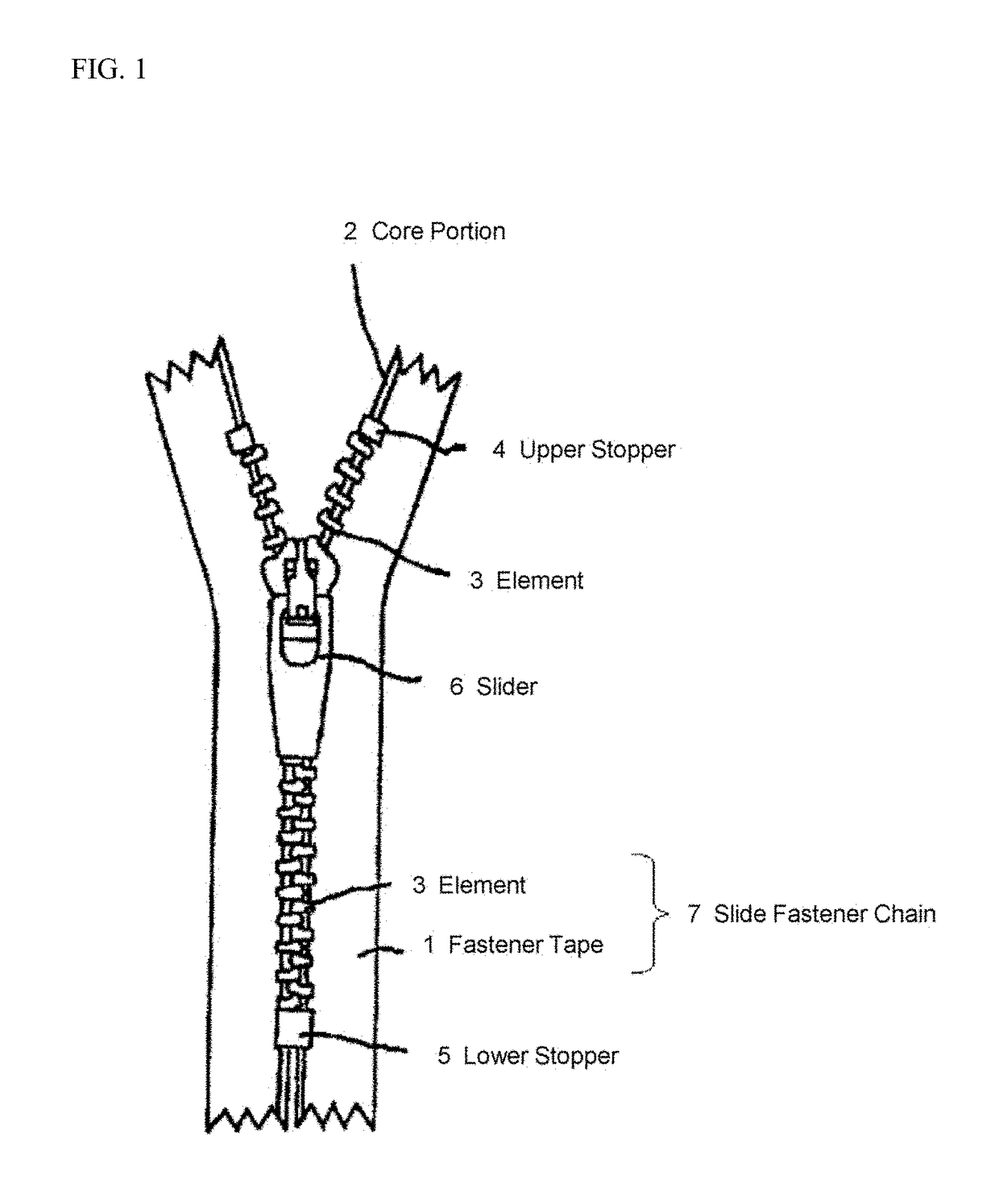 Metallic fastener member and fastener equipped with same