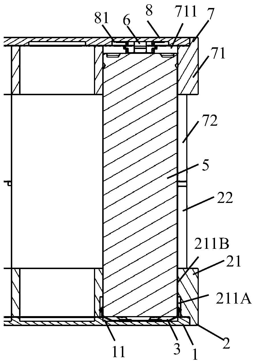 A battery pack structure and electric vehicle