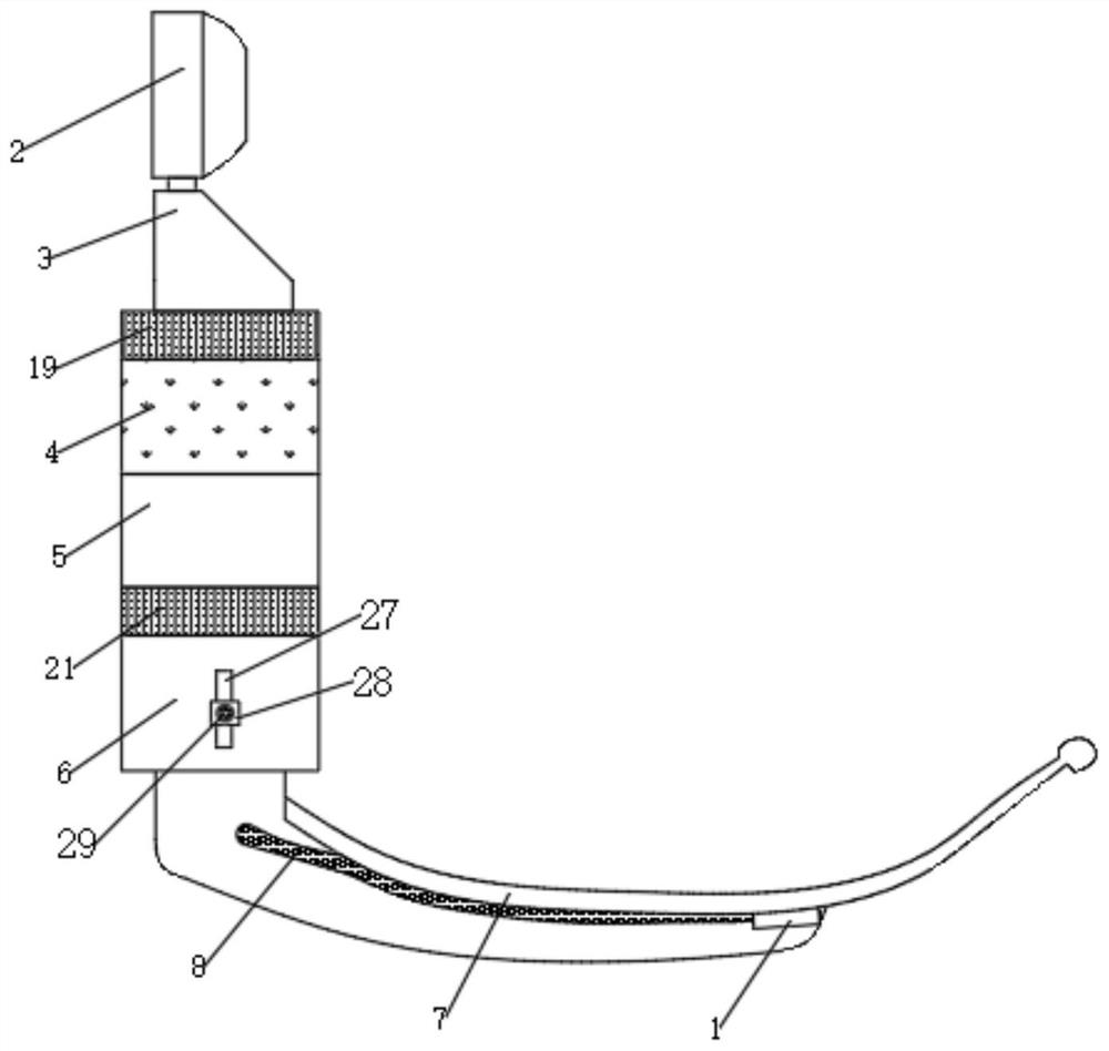 Ventilation type laryngoscope for otorhinolaryngology department examination and use method of ventilation type laryngoscope