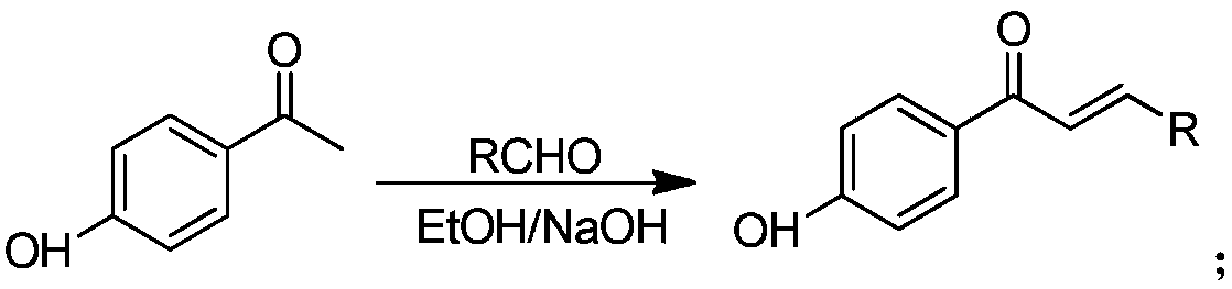 Coumarin-containing chalcone derivative, and preparation method and application thereof