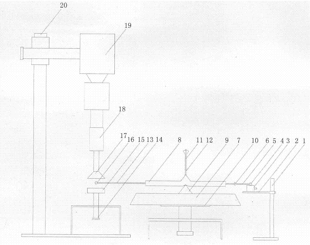 Method and device for measuring ultrasonic standing wave suspension force