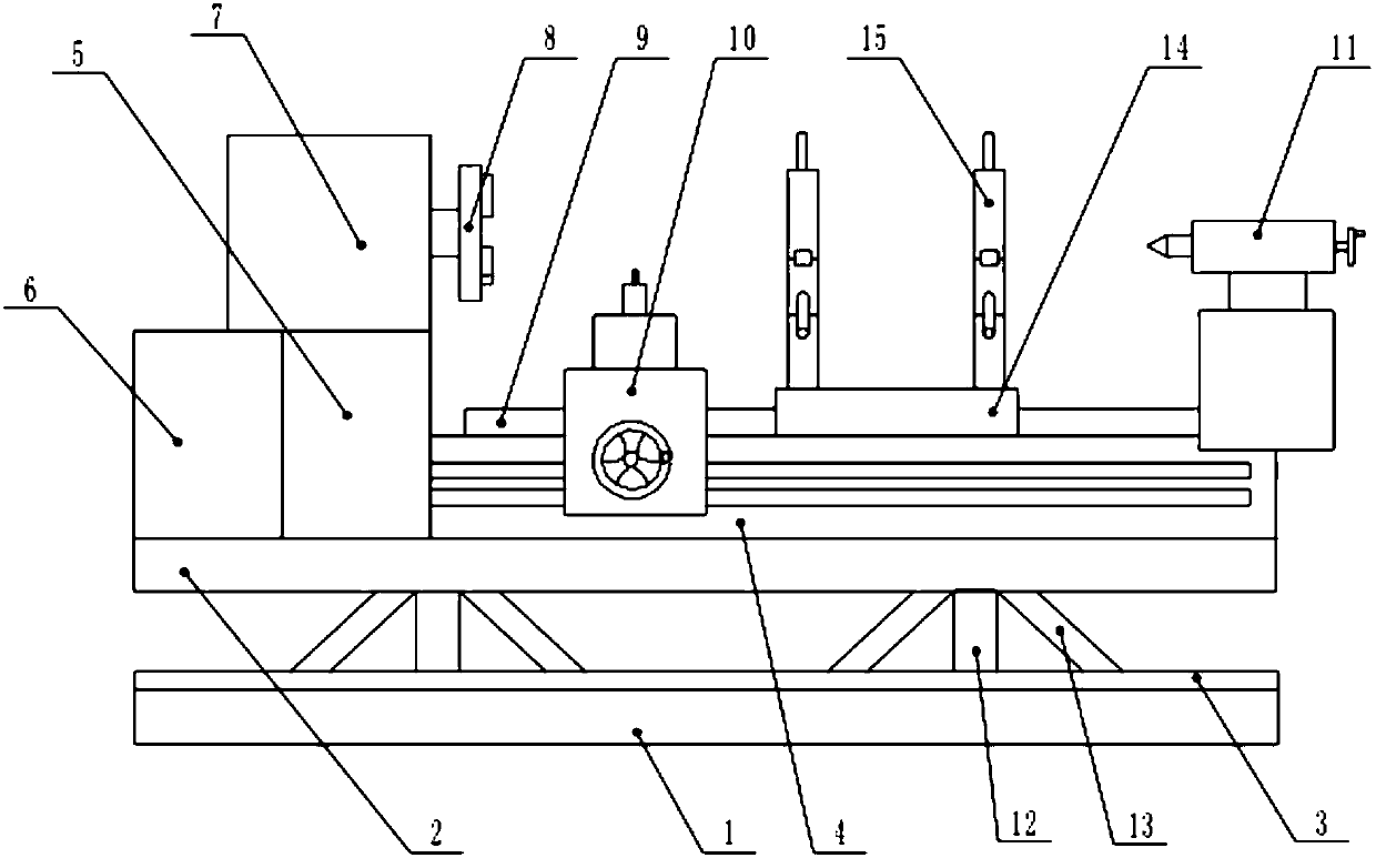 High-precision horizontal lathe