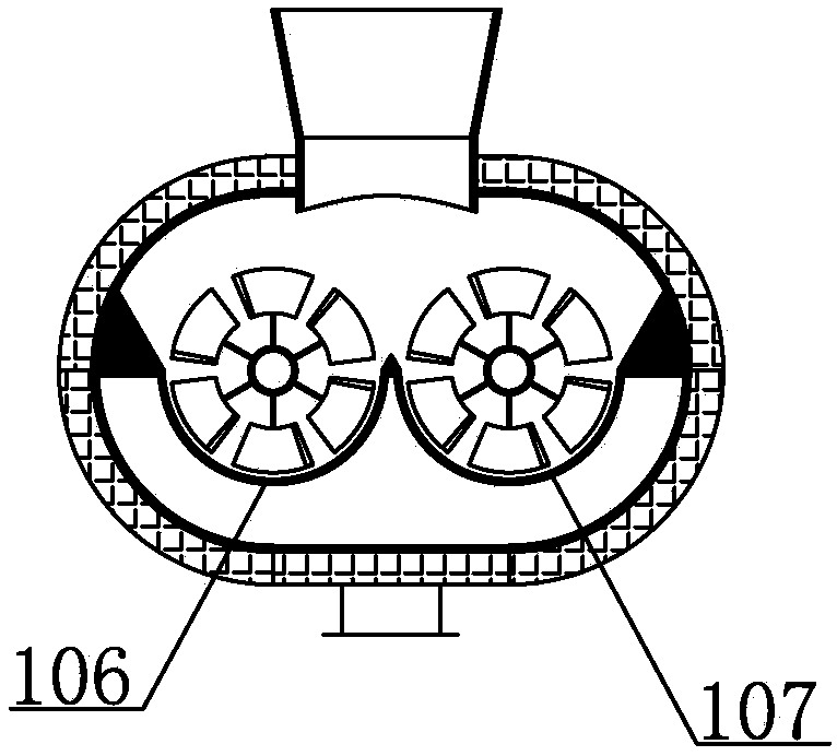 Sectional type pyrolysis and gasification device