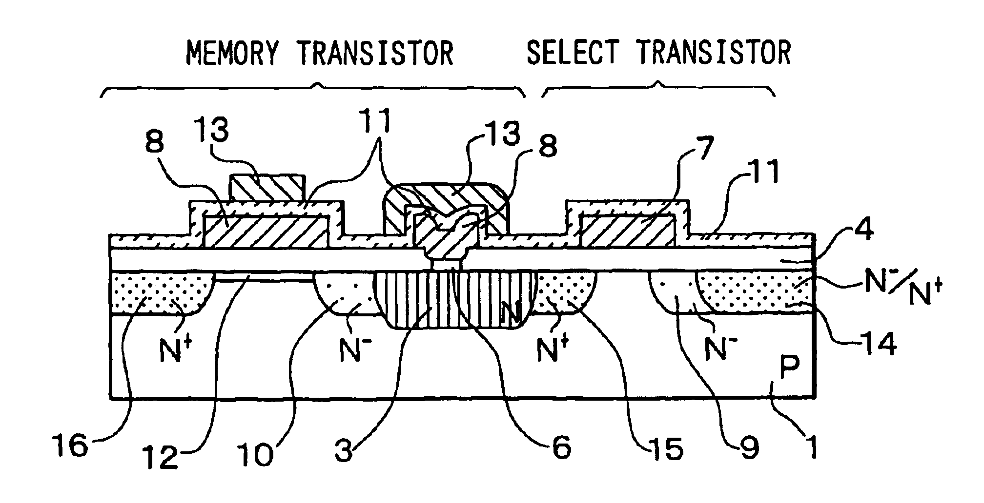 EEPROM and EEPROM manufacturing method