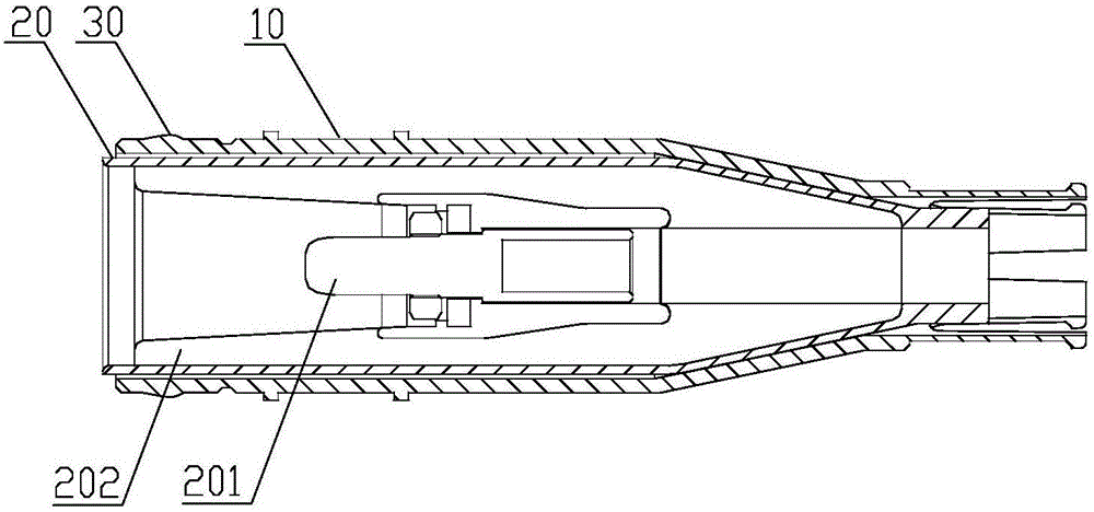 Female-end cable connector, male-end cable connector and cable connector components