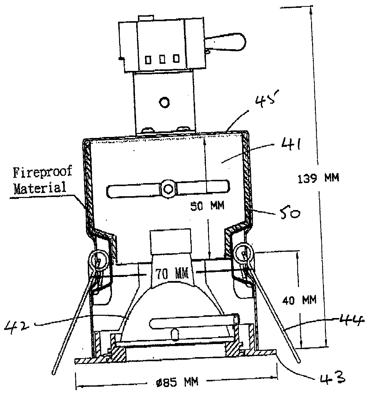 Improvements to fire rated downlights