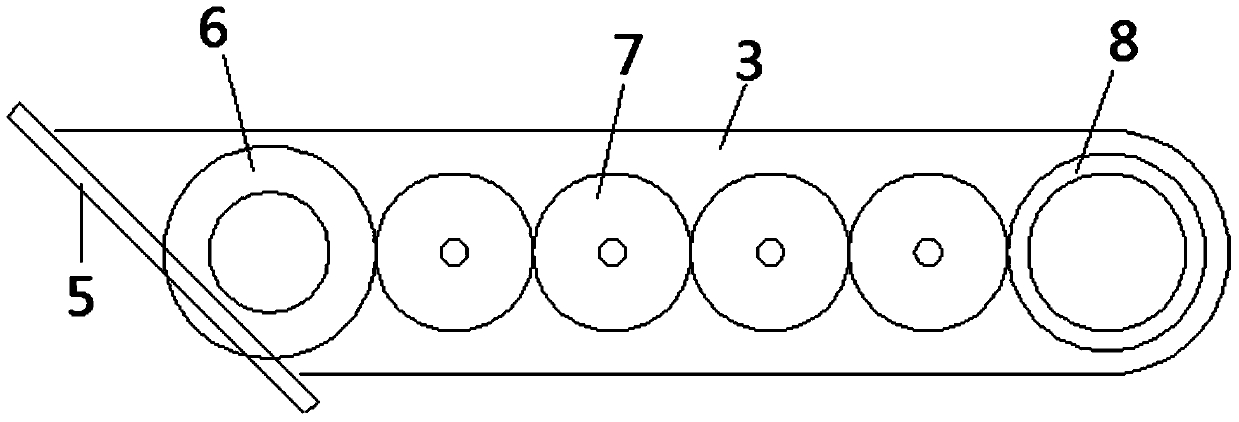 Earth furrowing arm of tractor