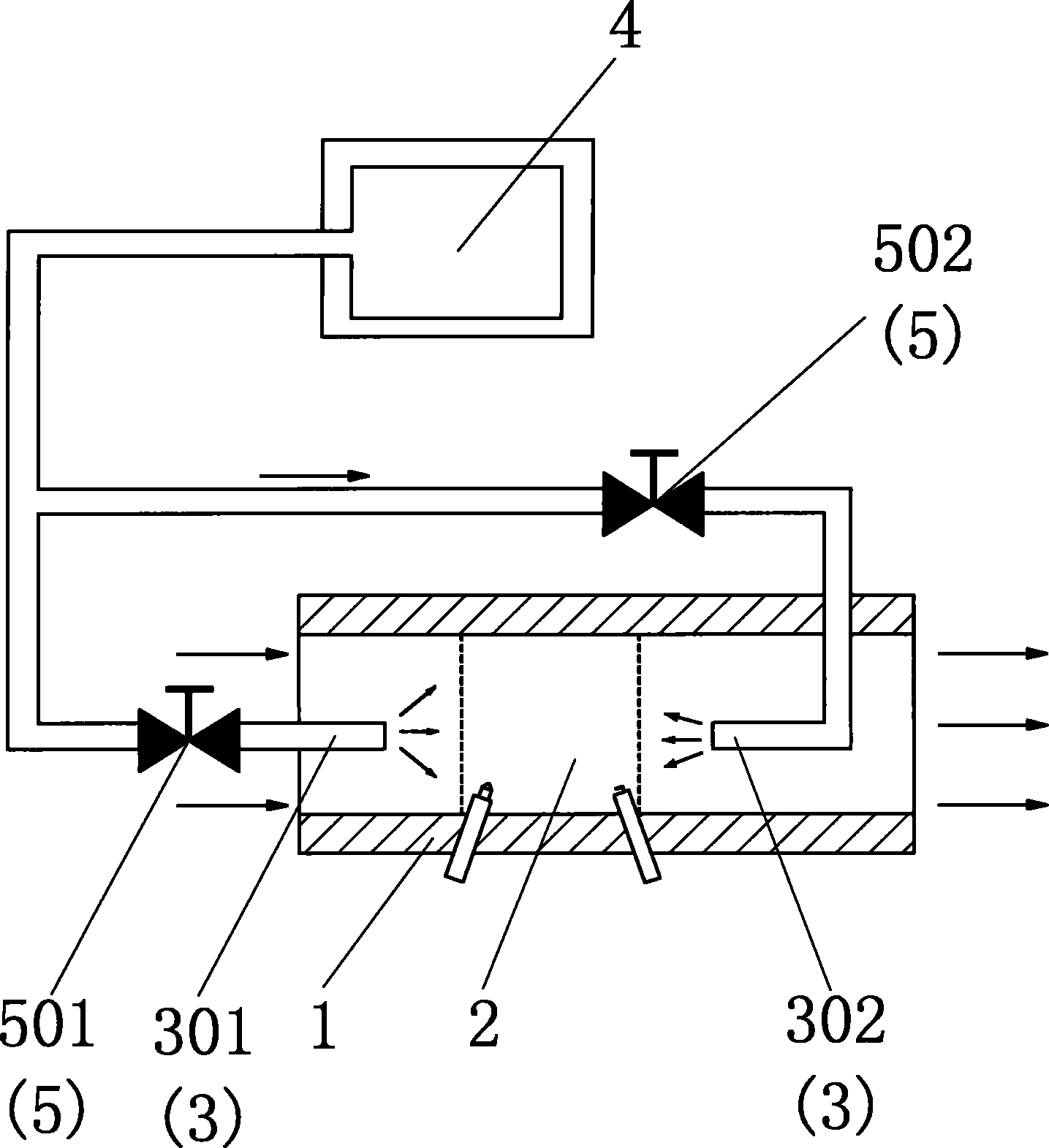 Gas piston pulse engine