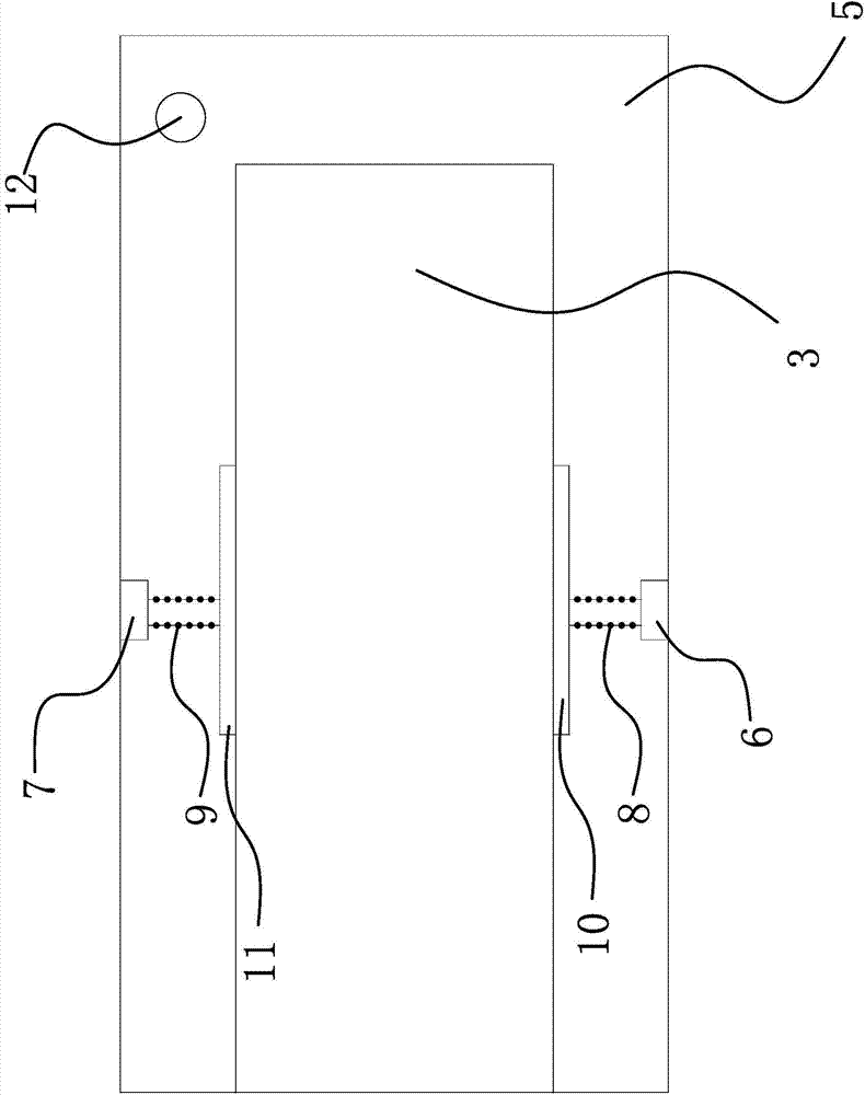 Busbar connector device of subway tunnel