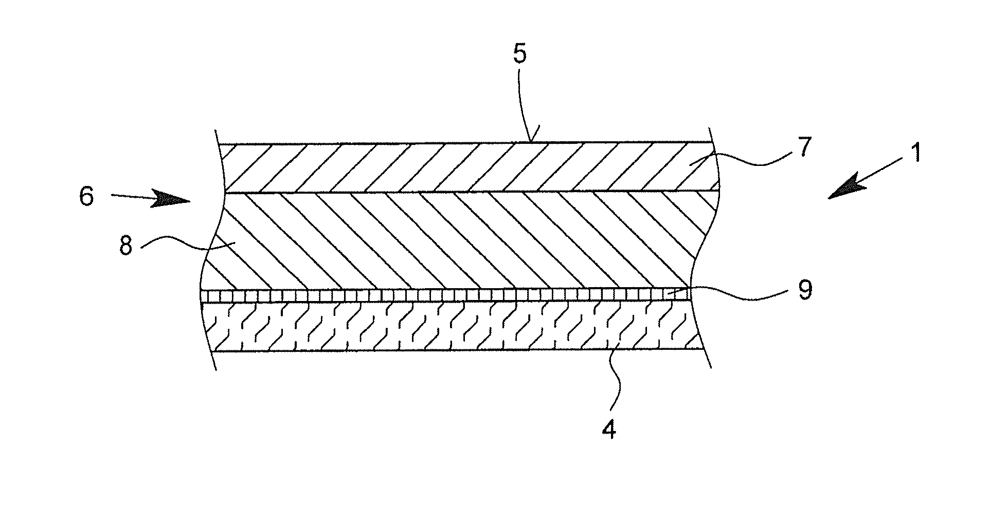 Cover layer with outside film layer of an elastic plastic