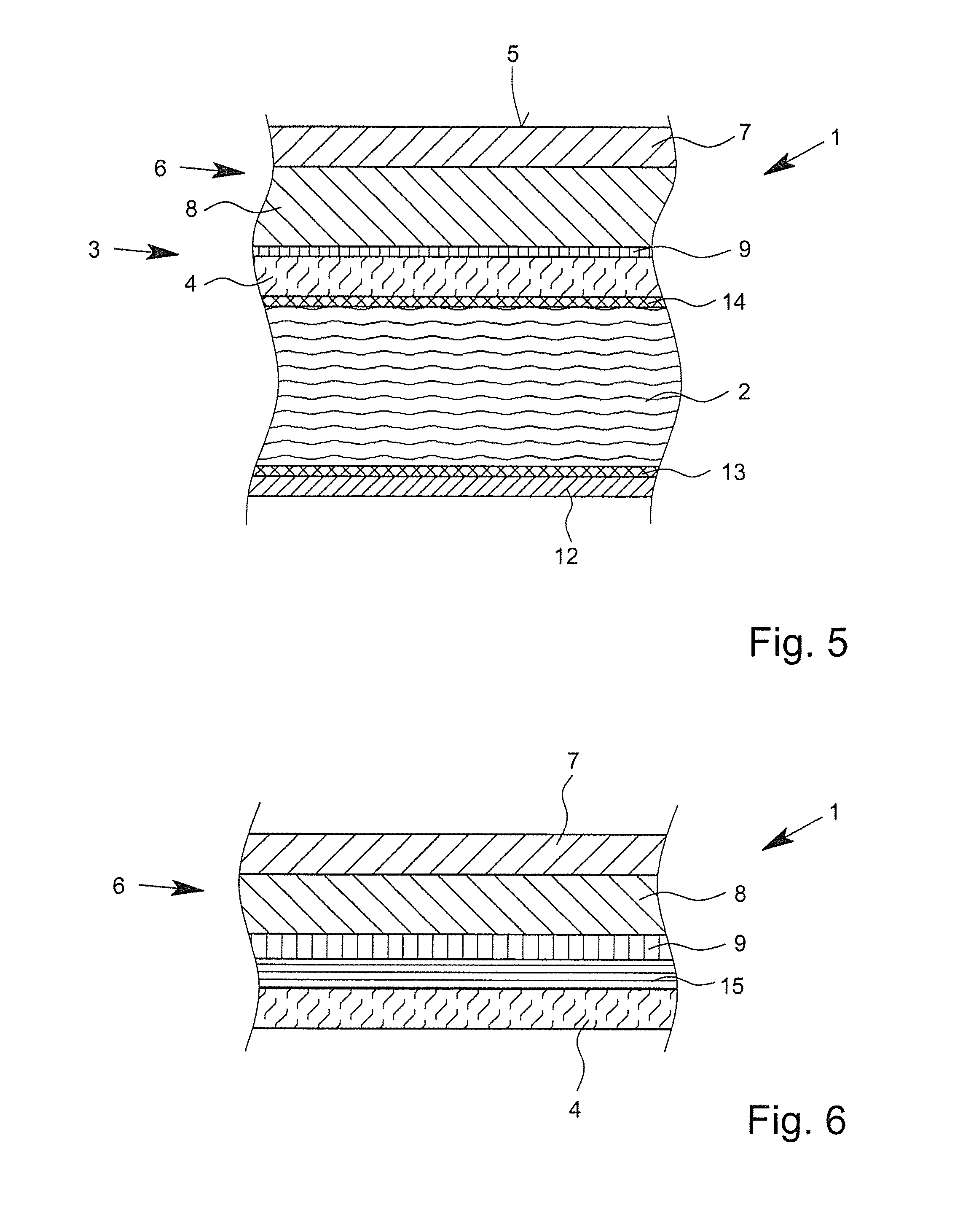 Cover layer with outside film layer of an elastic plastic