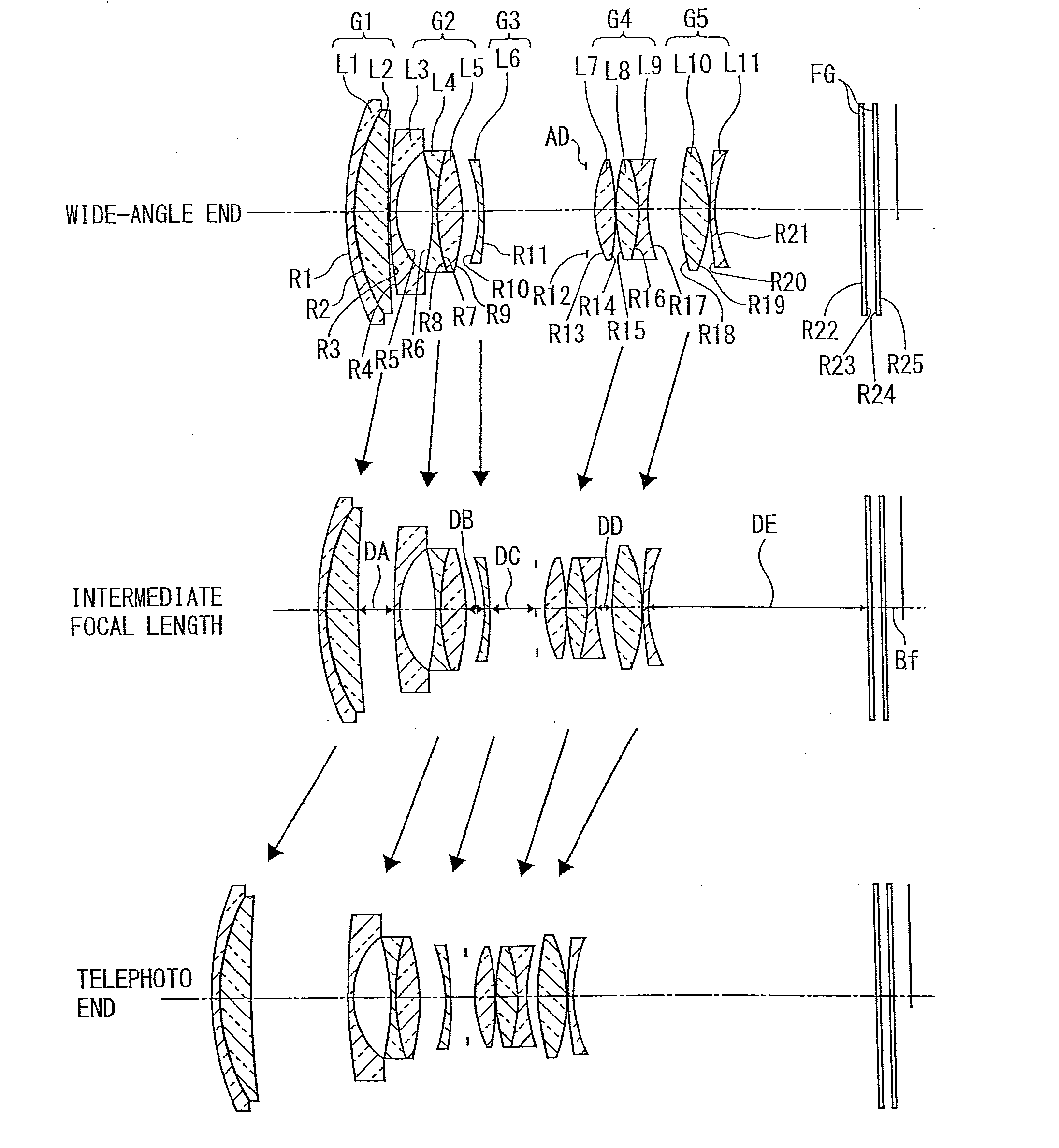 Zoom lens, imaging device, and portable digital device